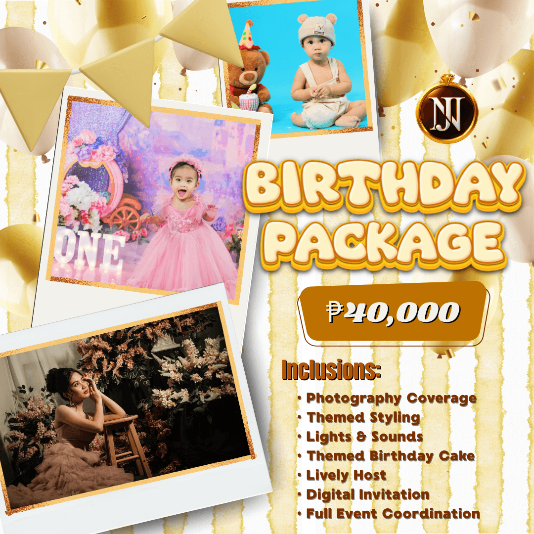 Birthday 40K package brochure